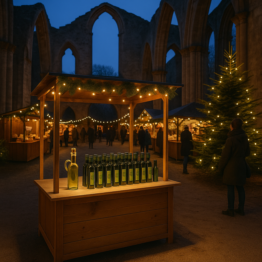 Weihnachtsmarkt im Kloster Marienthal am ersten Adventswochenende